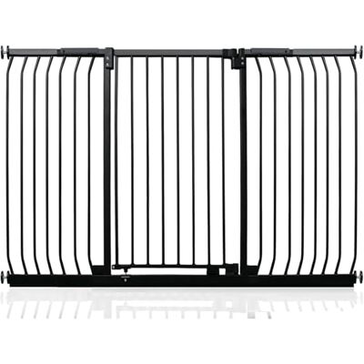 Safetots Barrière de Sécurité Extra Haute Elite, Barrière d'Escalier à Fixation par Pression, Barrière de Sécurité pour Bébé pour Portes, 170cm 179cm, Hauteur Extra Haute de 96.8cm, Couleur Noir Mat - Publicité Safetots Barrière de Sécurité Extra Haute Elite, Barrière d'Escalier à Fixation par Pression, Barrière de Sécurité pour Bébé pour Portes, 170cm 179cm, Hauteur Extra Haute de 96.8cm, Couleur Noir Mat - Publicité