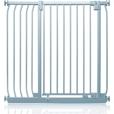 Safetots Barrière de Sécurité Extra Haute Elite, Barrière d'Escalier à Fixation par Pression, Barrière de Sécurité pour Bébé pour Portes, 98cm 107cm, Hauteur Extra Haute de 96.8cm, Couleur Gris Mat - Publicité Safetots Barrière de Sécurité Extra Haute Elite, Barrière d'Escalier à Fixation par Pression, Barrière de Sécurité pour Bébé pour Portes, 98cm 107cm, Hauteur Extra Haute de 96.8cm, Couleur Gris Mat - Publicité