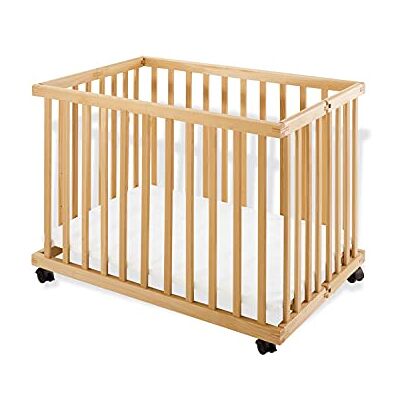 PINOLINO Parc bébé 'Levin' petit, pliant, non traité; Partiellement massif : L 97 cm, l 67 cm, H 75 cm, Fond réglable en hauteur sur 3 positions, Fond rembourré, 4 roulettes - Publicité PINOLINO Parc bébé 'Levin' petit, pliant, non traité; Partiellement massif : L 97 cm, l 67 cm, H 75 cm, Fond réglable en hauteur sur 3 positions, Fond rembourré, 4 roulettes - Publicité