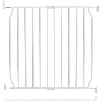 Safetots Eco Barrière de Sécurité pour Bébé à Vis, Barrière d'Escalier pour Tout-Petits et Bébés, 70cm 80cm, Couleur Blanc - Publicité Safetots Eco Barrière de Sécurité pour Bébé à Vis, Barrière d'Escalier pour Tout-Petits et Bébés, 70cm 80cm, Couleur Blanc - Publicité