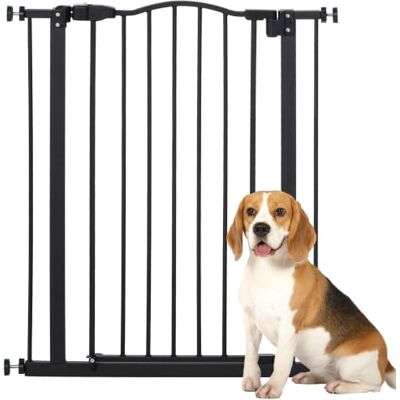 PawHut Barrière de sécurité pour Chien Extensible 74-80 cm, barrière d'escalier à Fixation par Pression sans percer, Double Verrouillage, Fermeture Automatique, Hauteur 94 cm, Noir - Publicité PawHut Barrière de sécurité pour Chien Extensible 74-80 cm, barrière d'escalier à Fixation par Pression sans percer, Double Verrouillage, Fermeture Automatique, Hauteur 94 cm, Noir - Publicité