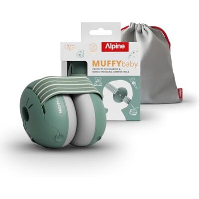 Alpine Muffy Baby Casque Anti Bruit Bébé : Protection Auditive Jusqu'à 36 Mois Certifié CE Améliore le Sommeil Pendant les Déplacements Réglable Vert Menthe - Publicité Alpine Muffy Baby Casque Anti Bruit Bébé : Protection Auditive Jusqu'à 36 Mois Certifié CE Améliore le Sommeil Pendant les Déplacements Réglable Vert Menthe - Publicité