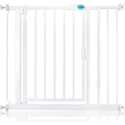 Bettacare Barrière de Sécurité à Fermeture Automatique, Barrière de Sécurité à Pression pour Bébé, Sécurité pour Portes et Couloirs, 89,4cm 96,4cm, Couleur Blanc - Publicité Bettacare Barrière de Sécurité à Fermeture Automatique, Barrière de Sécurité à Pression pour Bébé, Sécurité pour Portes et Couloirs, 89,4cm 96,4cm, Couleur Blanc - Publicité