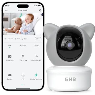 GHB Caméra de surveillance bébé modèle BABY6T - Publicité GHB Caméra de surveillance bébé modèle BABY6T - Publicité