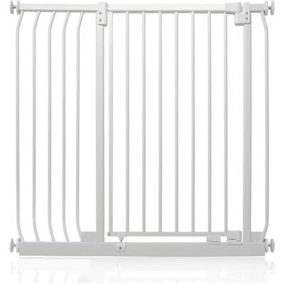 Safetots Barrière de Sécurité Extra Haute Elite, Barrière d'Escalier à Fixation par Pression, Barrière de Sécurité pour Bébé pour Portes, 98cm 107cm, Hauteur Extra Haute de 96.8cm, Couleur Blanc Mat - Publicité Safetots Barrière de Sécurité Extra Haute Elite, Barrière d'Escalier à Fixation par Pression, Barrière de Sécurité pour Bébé pour Portes, 98cm 107cm, Hauteur Extra Haute de 96.8cm, Couleur Blanc Mat - Publicité