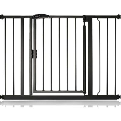 Bettacare Barrière de Sécurité à Fermeture Automatique, Barrière de Sécurité à Pression pour Bébé, Sécurité pour Portes et Couloirs, 103,8cm 110,8cm, Couleur Noir Mat - Publicité Bettacare Barrière de Sécurité à Fermeture Automatique, Barrière de Sécurité à Pression pour Bébé, Sécurité pour Portes et Couloirs, 103,8cm 110,8cm, Couleur Noir Mat - Publicité