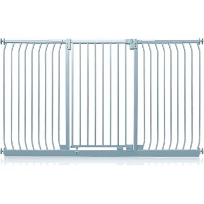 Safetots Barrière de Sécurité Extra Haute Elite, Barrière d'Escalier à Fixation par Pression, Barrière de Sécurité pour Bébé pour Portes, 197cm 206cm, Hauteur Extra Haute de 96.8cm, Couleur Gris Mat - Publicité Safetots Barrière de Sécurité Extra Haute Elite, Barrière d'Escalier à Fixation par Pression, Barrière de Sécurité pour Bébé pour Portes, 197cm 206cm, Hauteur Extra Haute de 96.8cm, Couleur Gris Mat - Publicité