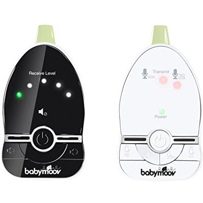 Babymoov A014013 Easy Care Babyphone Audio avec Vox, Veilleuse et Double Alarmes, Portée 500 m - Publicité Babymoov A014013 Easy Care Babyphone Audio avec Vox, Veilleuse et Double Alarmes, Portée 500 m - Publicité