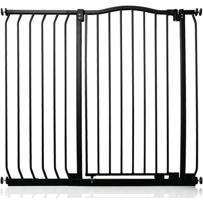 Bettacare Barrière pour Chien à Design Courbé Extra Haute, Barrière à Pression pour Chien et Chiot, Installation Facile, 98cm 107cm, Hauteur Extra Haute de 100cm, Couleur Noir Mat - Publicité Bettacare Barrière pour Chien à Design Courbé Extra Haute, Barrière à Pression pour Chien et Chiot, Installation Facile, 98cm 107cm, Hauteur Extra Haute de 100cm, Couleur Noir Mat - Publicité