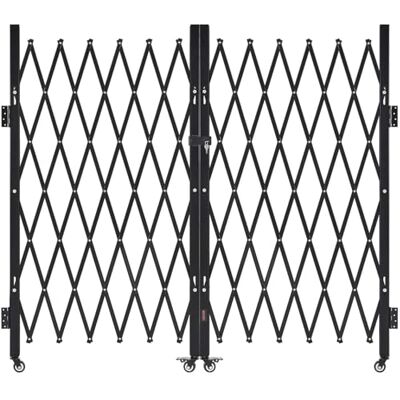 VEVOR Barrière de Sécurité Extensible de 320 x 160,5 cm, Double Portail Ciseau, Verrouillable et Rétractable, en Acier Solide, avec Roues Pivotants à 360°, pour Entrée, Garage, Entrepôt et Piscine - Publicité VEVOR Barrière de Sécurité Extensible de 320 x 160,5 cm, Double Portail Ciseau, Verrouillable et Rétractable, en Acier Solide, avec Roues Pivotants à 360°, pour Entrée, Garage, Entrepôt et Piscine - Publicité