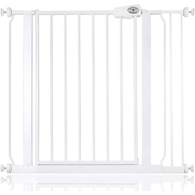 Bettacare Barrière de Sécurité Easy Fit, Barrière d'Escalier à Fixation par Pression pour Bébé, Installation Facile pour Portes, Couloirs et Espaces, 87,9cm 95,9cm, Couleur Blanc - Publicité Bettacare Barrière de Sécurité Easy Fit, Barrière d'Escalier à Fixation par Pression pour Bébé, Installation Facile pour Portes, Couloirs et Espaces, 87,9cm 95,9cm, Couleur Blanc - Publicité