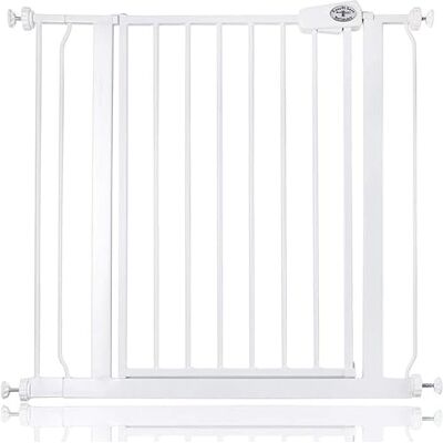 Bettacare Barrière de Sécurité Easy Fit, Barrière d'Escalier à Fixation par Pression pour Bébé, Installation Facile pour Portes, Couloirs et Espaces, 81,4cm 89,4cm, Couleur Blanc - Publicité Bettacare Barrière de Sécurité Easy Fit, Barrière d'Escalier à Fixation par Pression pour Bébé, Installation Facile pour Portes, Couloirs et Espaces, 81,4cm 89,4cm, Couleur Blanc - Publicité