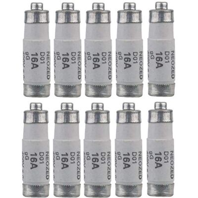 Siemens Lot de 10 fusibles NEOZED 400 V gL/gG 16 A - Publicité Siemens Lot de 10 fusibles NEOZED 400 V gL/gG 16 A - Publicité