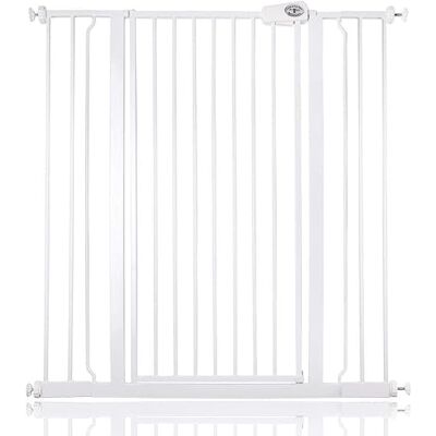 Bettacare Barrière Extra Haute Premium pour Chien, Installation Facile par Pression pour Chien et Chiot, 101,8cm 109,4cm, Extra Haute de 104cm, Couleur Blanc - Publicité Bettacare Barrière Extra Haute Premium pour Chien, Installation Facile par Pression pour Chien et Chiot, 101,8cm 109,4cm, Extra Haute de 104cm, Couleur Blanc - Publicité