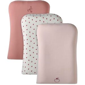 Vertbaudet Lot de 3 housses matelas à langer lot rose TU - Publicité Vertbaudet Lot de 3 housses matelas à langer lot rose TU - Publicité