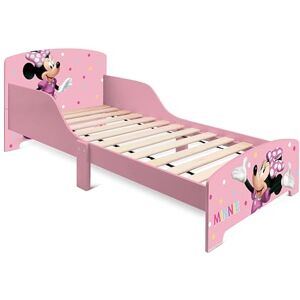ARDITEX Lit Enfant en Bois Disney Minnie Mouse 77x143x60cm Couleur Rose Convient aux Matelas Standards 70x140cm Montage Facile - Publicité ARDITEX Lit Enfant en Bois Disney Minnie Mouse 77x143x60cm Couleur Rose Convient aux Matelas Standards 70x140cm Montage Facile - Publicité