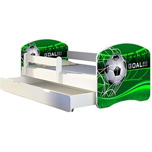 ACMA Lit Enfant Junior TIROIR Matelas Gratuite Blanc II (14 Goal, 140x70 cm + tiroir) - Publicité ACMA Lit Enfant Junior TIROIR Matelas Gratuite Blanc II (14 Goal, 140x70 cm + tiroir) - Publicité