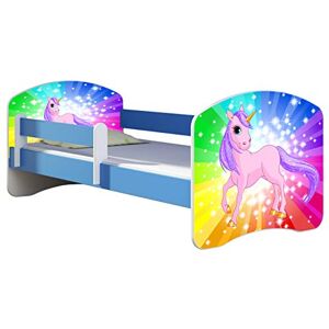 ACMA Lit Enfant Junior TIROIR Matelas sommier Gratuite Bleu Meubles pour Enfants II (18 Poney Arc-en-Ciel, 140 x 70 cm) - Publicité ACMA Lit Enfant Junior TIROIR Matelas sommier Gratuite Bleu Meubles pour Enfants II (18 Poney Arc-en-Ciel, 140 x 70 cm) - Publicité