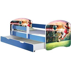 ACMA Lit Enfant Junior TIROIR Matelas sommier Gratuite Bleu Meubles pour Enfants II (37 Joueur de Foot 2, 180 x 80 cm + tiroir) - Publicité ACMA Lit Enfant Junior TIROIR Matelas sommier Gratuite Bleu Meubles pour Enfants II (37 Joueur de Foot 2, 180 x 80 cm + tiroir) - Publicité