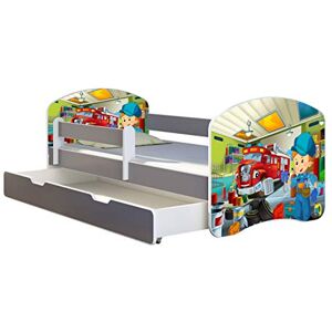 ACMA Lit Enfant Junior TIROIR Matelas sommier Gratuite Gris Meubles pour Enfants II (45 Mécanicien, 180 x 80 cm + tiroir) - Publicité ACMA Lit Enfant Junior TIROIR Matelas sommier Gratuite Gris Meubles pour Enfants II (45 Mécanicien, 180 x 80 cm + tiroir) - Publicité