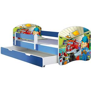 ACMA Lit Enfant Junior TIROIR Matelas sommier Gratuite Bleu Meubles pour Enfants II (45 Mécanicien, 180 x 80 cm + tiroir) - Publicité ACMA Lit Enfant Junior TIROIR Matelas sommier Gratuite Bleu Meubles pour Enfants II (45 Mécanicien, 180 x 80 cm + tiroir) - Publicité