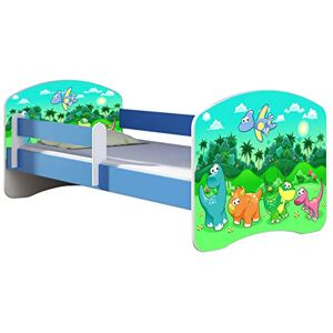 ACMA Lit Enfant Junior TIROIR Matelas sommier Gratuite Bleu Meubles pour Enfants II (30 Dinosaures, 140 x 70 cm) - Publicité ACMA Lit Enfant Junior TIROIR Matelas sommier Gratuite Bleu Meubles pour Enfants II (30 Dinosaures, 140 x 70 cm) - Publicité