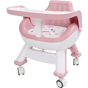 Haofy Chaise d'alimentation Grinçante, Chaise Grinçante Multifonctionnelle pour bébé, Coussin de Dessin animé Ergonomique d'intérieur (PINK) - Publicité