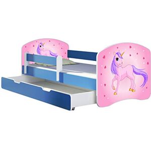 ACMA Lit Enfant Junior TIROIR Matelas sommier Gratuite Bleu Meubles pour Enfants II (17 Poney, 180 x 80 cm + tiroir) - Publicité ACMA Lit Enfant Junior TIROIR Matelas sommier Gratuite Bleu Meubles pour Enfants II (17 Poney, 180 x 80 cm + tiroir) - Publicité