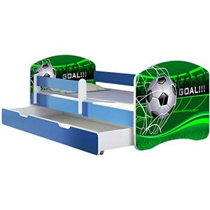 ACMA Lit Enfant Junior TIROIR Matelas sommier Gratuite Bleu Meubles pour Enfants II (14 Goal, 180 x 80 cm + tiroir) - Publicité ACMA Lit Enfant Junior TIROIR Matelas sommier Gratuite Bleu Meubles pour Enfants II (14 Goal, 180 x 80 cm + tiroir) - Publicité