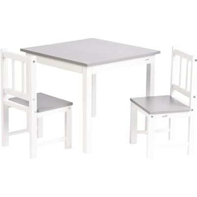 Geuther Ensemble Table et 2 Chaises pour Enfant – Bois de Haute Qualité – Design Ergonomique et Durable – Idéal pour Peinture, Jeux et Repas - Publicité Geuther Ensemble Table et 2 Chaises pour Enfant – Bois de Haute Qualité – Design Ergonomique et Durable – Idéal pour Peinture, Jeux et Repas - Publicité