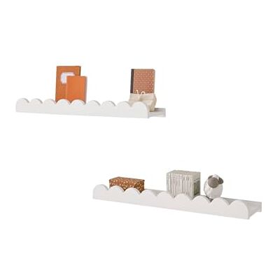 Vertbaudet Lot 2 Étagères Réversibles Enfant Bois Blanc TU - Publicité Vertbaudet Lot 2 Étagères Réversibles Enfant Bois Blanc TU - Publicité