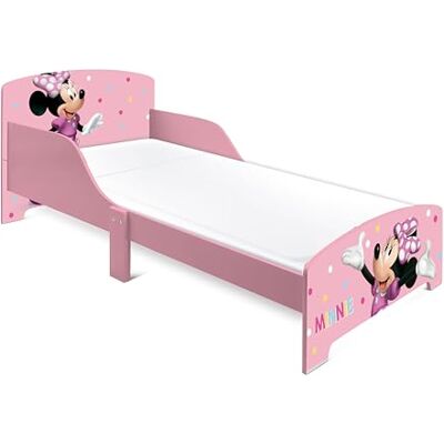 ARDITEX Disney Minnie – Lit pour Filles 70 × 143 × 60 cm avec barrières de sécurité – Idéal dès 3 Ans - Publicité ARDITEX Disney Minnie – Lit pour Filles 70 × 143 × 60 cm avec barrières de sécurité – Idéal dès 3 Ans - Publicité