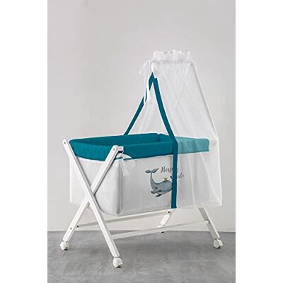 Naf Naf MINICUNA + Textile ET Velo Happy Whale, Bleu, 55 x 72 x 90 (39939) - Publicité Naf Naf MINICUNA + Textile ET Velo Happy Whale, Bleu, 55 x 72 x 90 (39939) - Publicité