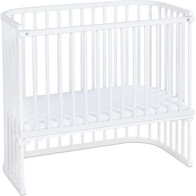 babybay Boxspring XXL lit cododo en Bois de hêtre Massif/Compact et modulable/Hauteur du lit réglable en continu/lit bébé évolutif (Peint en Blanc) / Parure de lit pour Enfants - Publicité babybay Boxspring XXL lit cododo en Bois de hêtre Massif/Compact et modulable/Hauteur du lit réglable en continu/lit bébé évolutif (Peint en Blanc) / Parure de lit pour Enfants - Publicité