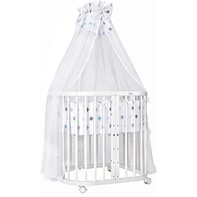 Waldin - Waldin Mobil Babysäng i Trä 7in1 - Bois blanc - Berceau - Publicité Waldin - Waldin Mobil Babysäng i Trä 7in1 - Bois blanc - Berceau - Publicité