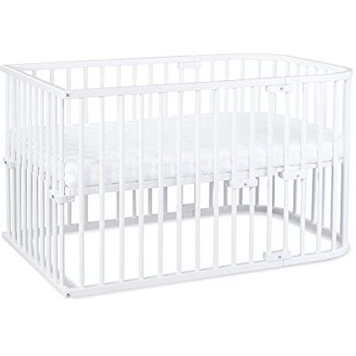 babybay Original lit cododo en Bois de hêtre Massif/Compact et modulable/Hauteur du lit réglable en continu/lit bébé évolutif (Peint en Blanc) / Parure de lit pour Enfants - Publicité babybay Original lit cododo en Bois de hêtre Massif/Compact et modulable/Hauteur du lit réglable en continu/lit bébé évolutif (Peint en Blanc) / Parure de lit pour Enfants - Publicité