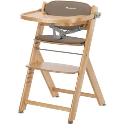 Bebeconfort Timba 2 Chaise Haute + Coussin, 110 kg, Beige Chaise Haute Évolutive et Ergonomique, Dès 6 Mois, Plateau Amovible, Assise et Repose-Pieds Réglables - Publicité Bebeconfort Timba 2 Chaise Haute + Coussin, 110 kg, Beige Chaise Haute Évolutive et Ergonomique, Dès 6 Mois, Plateau Amovible, Assise et Repose-Pieds Réglables - Publicité
