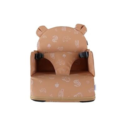 Rehausseur de chaise Caramel de Noukie's - Sûr, Imperméable, Pliable - Publicité Rehausseur de chaise Caramel de Noukie's - Sûr, Imperméable, Pliable - Publicité