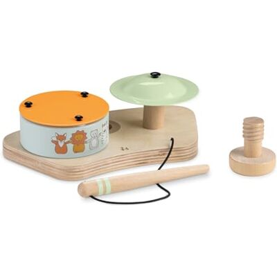 hauck Tambour Bebe pour Plateau de Jeu Play Tray Chaise Alpha+, Beta+ et Arketa, Jouet en Bois à Partir de 10 Mois, Coordination Œil-Main, Motricité, Animaux - Publicité hauck Tambour Bebe pour Plateau de Jeu Play Tray Chaise Alpha+, Beta+ et Arketa, Jouet en Bois à Partir de 10 Mois, Coordination Œil-Main, Motricité, Animaux - Publicité