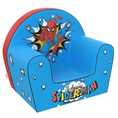 Disney Fauteuil en Mousse déhoussable Spiderman - Publicité Disney Fauteuil en Mousse déhoussable Spiderman - Publicité