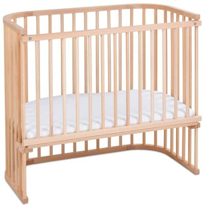 babybay Boxspring XXL lit cododo en Bois de hêtre Massif/Compact et modulable/Hauteur du lit réglable en continu/lit bébé évolutif (Vernis Naturel) / Parure de lit pour Enfants - Publicité babybay Boxspring XXL lit cododo en Bois de hêtre Massif/Compact et modulable/Hauteur du lit réglable en continu/lit bébé évolutif (Vernis Naturel) / Parure de lit pour Enfants - Publicité