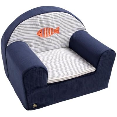 Sauthon Fauteuil Club Enfant en Gaze de Coton - Publicité Sauthon Fauteuil Club Enfant en Gaze de Coton - Publicité