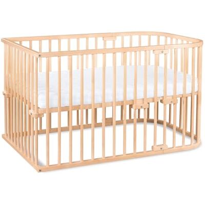 babybay Maxi lit cododo en Bois de hêtre Massif/Compact et modulable/Hauteur du lit réglable en continu/lit bébé évolutif (Naturel Non traité) / Parure de lit pour Enfants - Publicité babybay Maxi lit cododo en Bois de hêtre Massif/Compact et modulable/Hauteur du lit réglable en continu/lit bébé évolutif (Naturel Non traité) / Parure de lit pour Enfants - Publicité