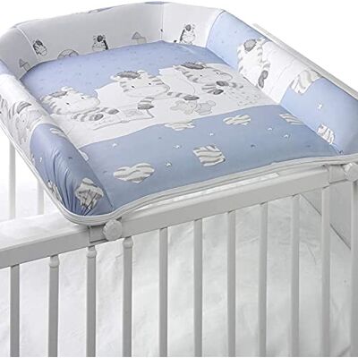 Geuther Plan à Langer à fixer sur lit avec matelas motif: Zèbre - Publicité Geuther Plan à Langer à fixer sur lit avec matelas motif: Zèbre - Publicité