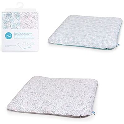Ceba Baby Housse pour matelas à langer – Lot de 2 housses pour matelas à langer souple de 75 x 72 cm avec fermeture éclair – Coton extra épais – Pissenlit + feuilles - Publicité Ceba Baby Housse pour matelas à langer – Lot de 2 housses pour matelas à langer souple de 75 x 72 cm avec fermeture éclair – Coton extra épais – Pissenlit + feuilles - Publicité