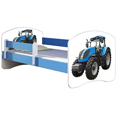 ACMA Lit Enfant Junior TIROIR Matelas sommier Gratuite Bleu Meubles pour Enfants II (42 Tracteur, 160 x 80 cm) - Publicité ACMA Lit Enfant Junior TIROIR Matelas sommier Gratuite Bleu Meubles pour Enfants II (42 Tracteur, 160 x 80 cm) - Publicité