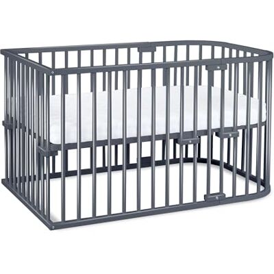 babybay Maxi lit cododo en Bois de hêtre Massif/Compact et modulable/Hauteur du lit réglable en continu/lit bébé évolutif (Peint en Gris Ardoise) / Parure de lit pour Enfants - Publicité babybay Maxi lit cododo en Bois de hêtre Massif/Compact et modulable/Hauteur du lit réglable en continu/lit bébé évolutif (Peint en Gris Ardoise) / Parure de lit pour Enfants - Publicité