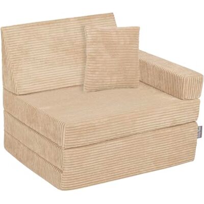 KiddyMoon Fauteuil Enfant Convertible en Mousse, Fauteuil pour Enfants Chaise pour Chambre d'enfants Matelas Pliable Matelas Fauteuil Relax Fauteuil Douillet - Publicité KiddyMoon Fauteuil Enfant Convertible en Mousse, Fauteuil pour Enfants Chaise pour Chambre d'enfants Matelas Pliable Matelas Fauteuil Relax Fauteuil Douillet - Publicité