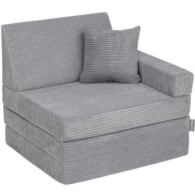 KiddyMoon Fauteuil Enfant Convertible en Mousse, Fauteuil pour Enfants Chaise pour Chambre d'enfants Matelas Pliable Matelas Fauteuil Relax Fauteuil Douillet - Publicité KiddyMoon Fauteuil Enfant Convertible en Mousse, Fauteuil pour Enfants Chaise pour Chambre d'enfants Matelas Pliable Matelas Fauteuil Relax Fauteuil Douillet - Publicité