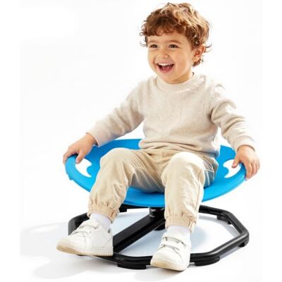 VEVOR Chaise Rotative Sensorielle pour Enfant Autiste 2-6 Ans Arrondie Bleu Siège Sensoriel Pivotant Charge 50 kg pour Enfants TDAH, Jouet Sensoriel Coordination Corporelle et Équilibre 430 mmx355 mm - Publicité VEVOR Chaise Rotative Sensorielle pour Enfant Autiste 2-6 Ans Arrondie Bleu Siège Sensoriel Pivotant Charge 50 kg pour Enfants TDAH, Jouet Sensoriel Coordination Corporelle et Équilibre 430 mmx355 mm - Publicité